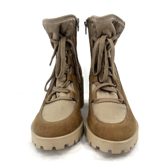 Dolce Vita Nyree Tan Multi Leather Nylon Ankle Boots Women’s 9 - Picture 5 of 10